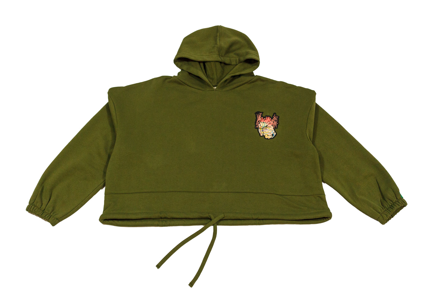 New York City Arteries Crop Hoody