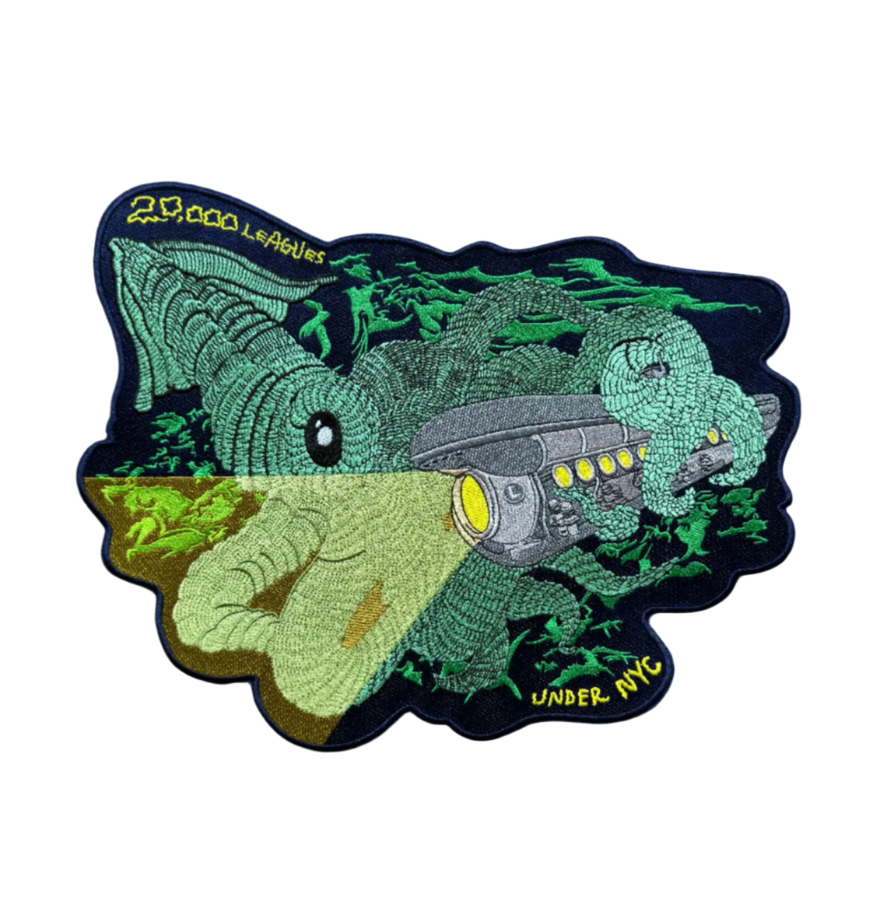 20,000 Leagues Under NYC 14” sew on patch (NEW)