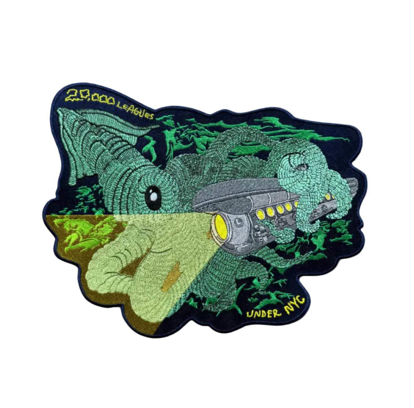 20,000 Leagues Under NYC 14” sew on patch