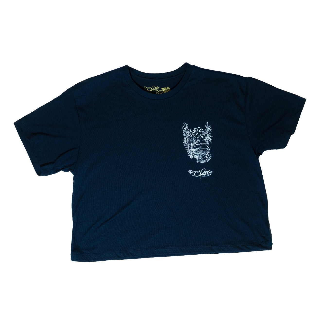 New York City Arteries Crop Tee