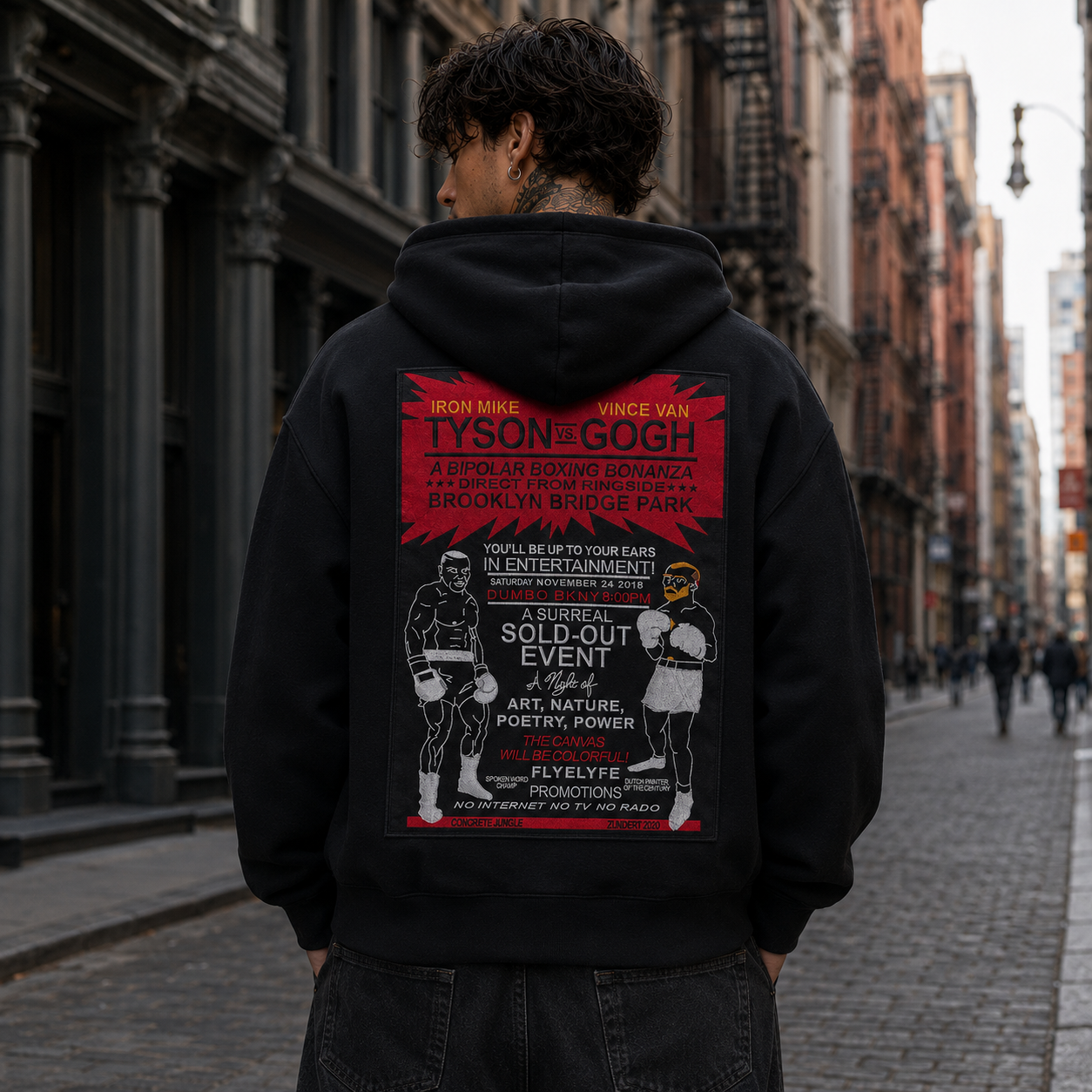 Tyson vs. van Gogh Heavyweight Hoody NEW