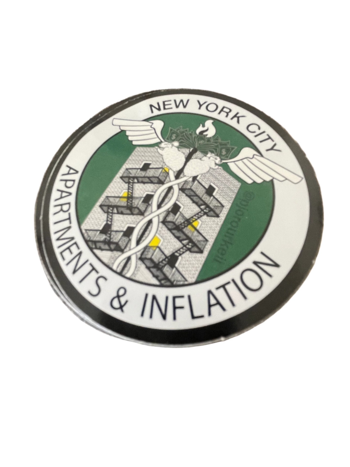 New York City Apartments & Inflation 3” sticker pack