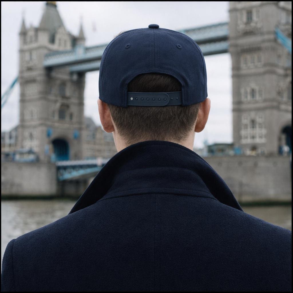 PJ O’Rourke Red on Red on Navy Red Rope Hat