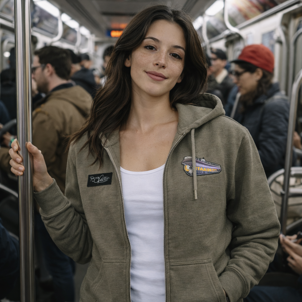 20,000 Leagues Under NYC Zip Midweight Hoody
