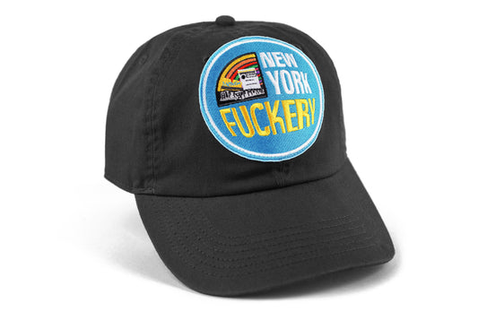 New York Fuckery black dad hat