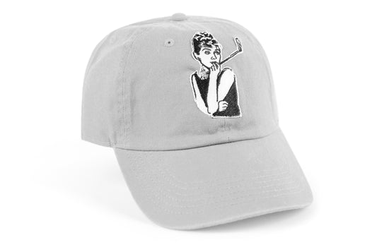 Selfies at Tiffany's white dad hat