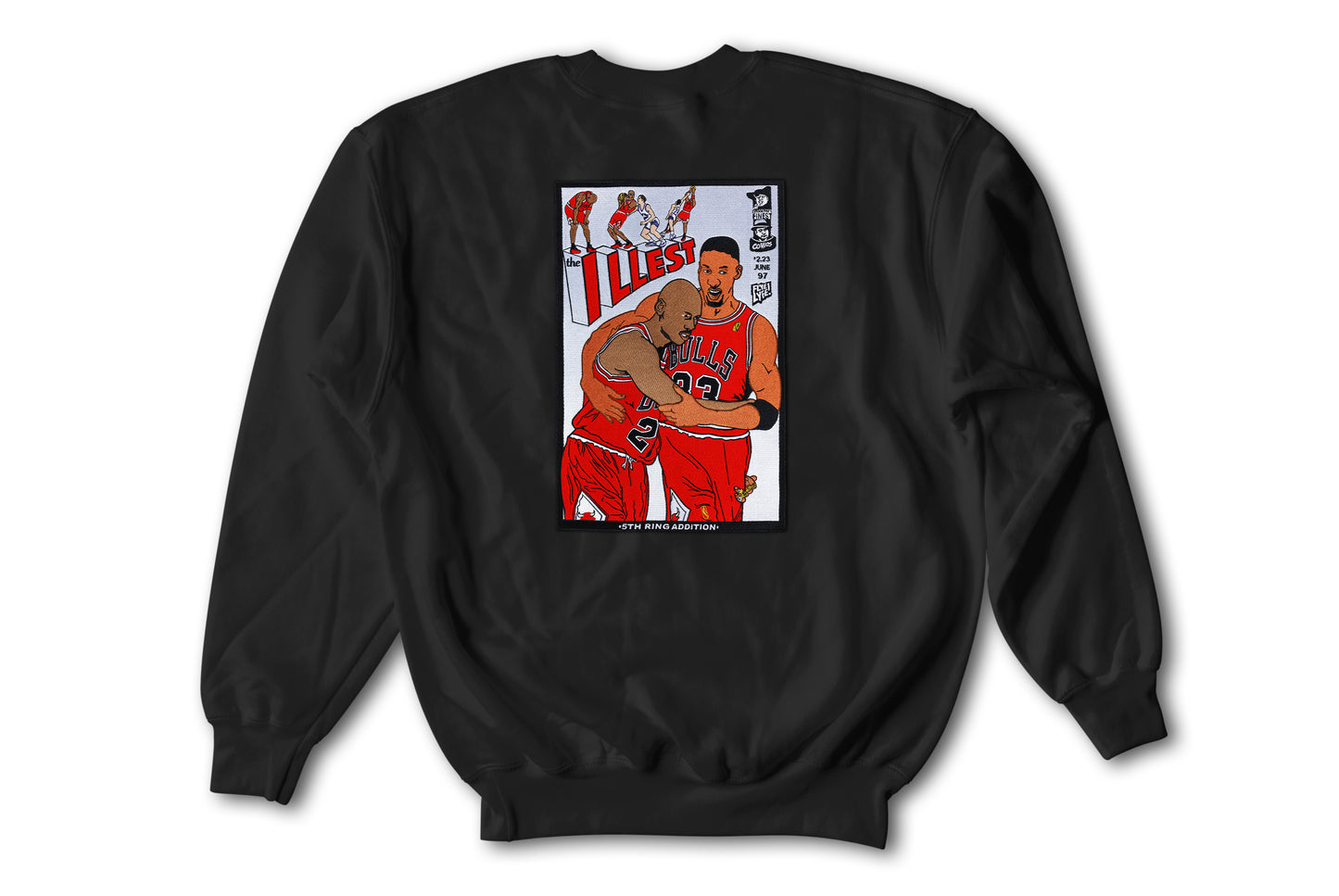 The Illest Patch on Black Crewneck