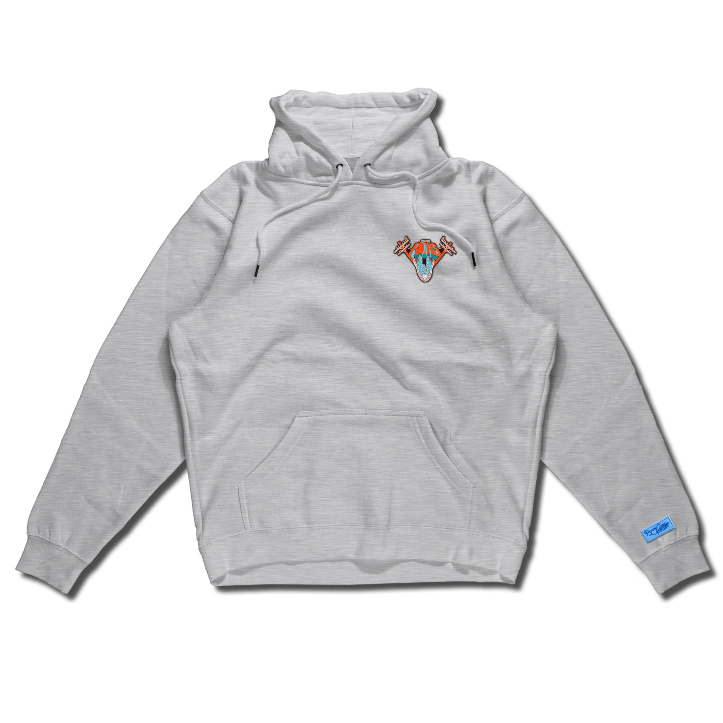 New York Kicks hand sewn embroidery on pullover hoody