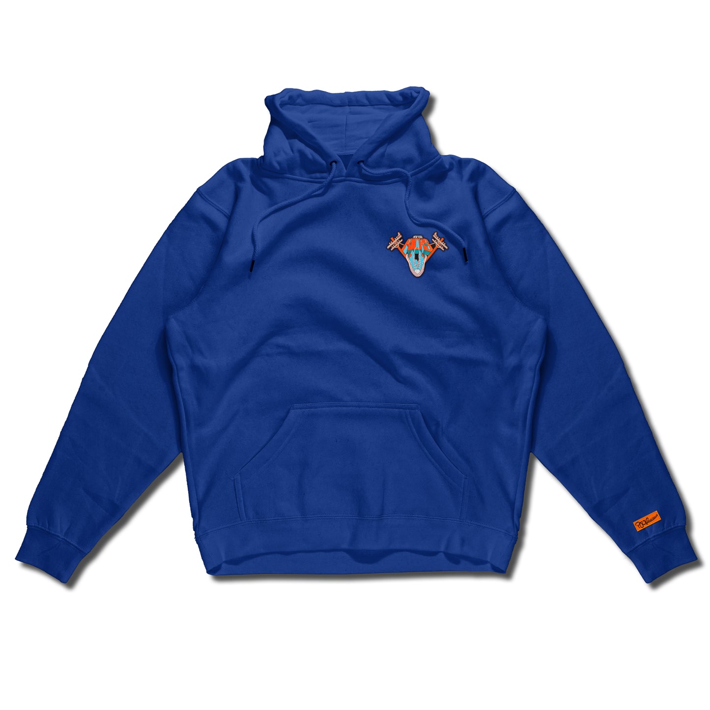 New York Kicks hand sewn embroidery on pullover hoody