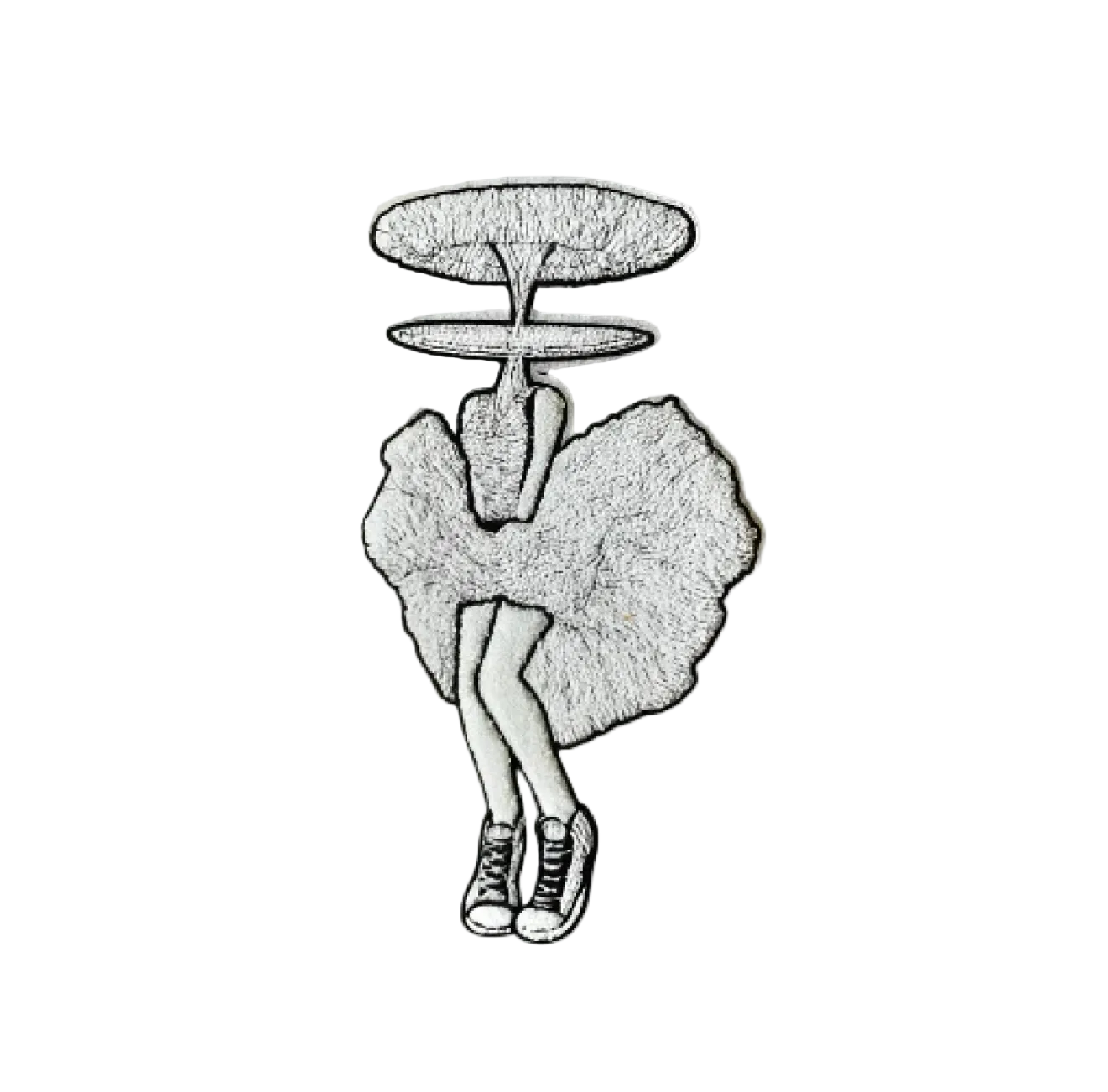 A-Bombshell 12” sew on patch