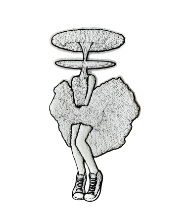 A-Bombshell 12” sew on patch