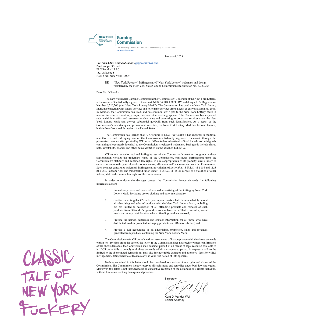 New York Fuckery Heavyweight Tee