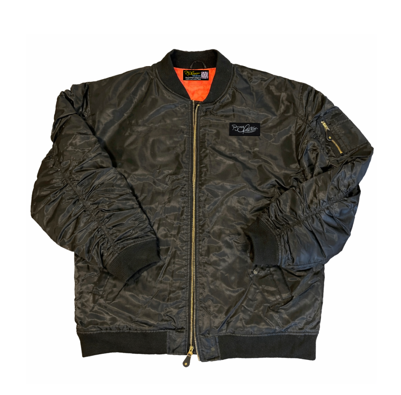 The Yellow Subway Line Premium Bomber Jacket