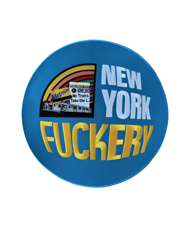 New York Fuckery 13" sew on patch