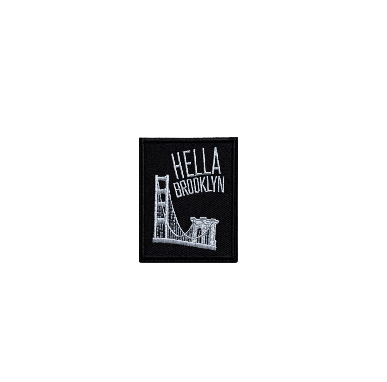 Hella Brooklyn 2.5" sew on patch