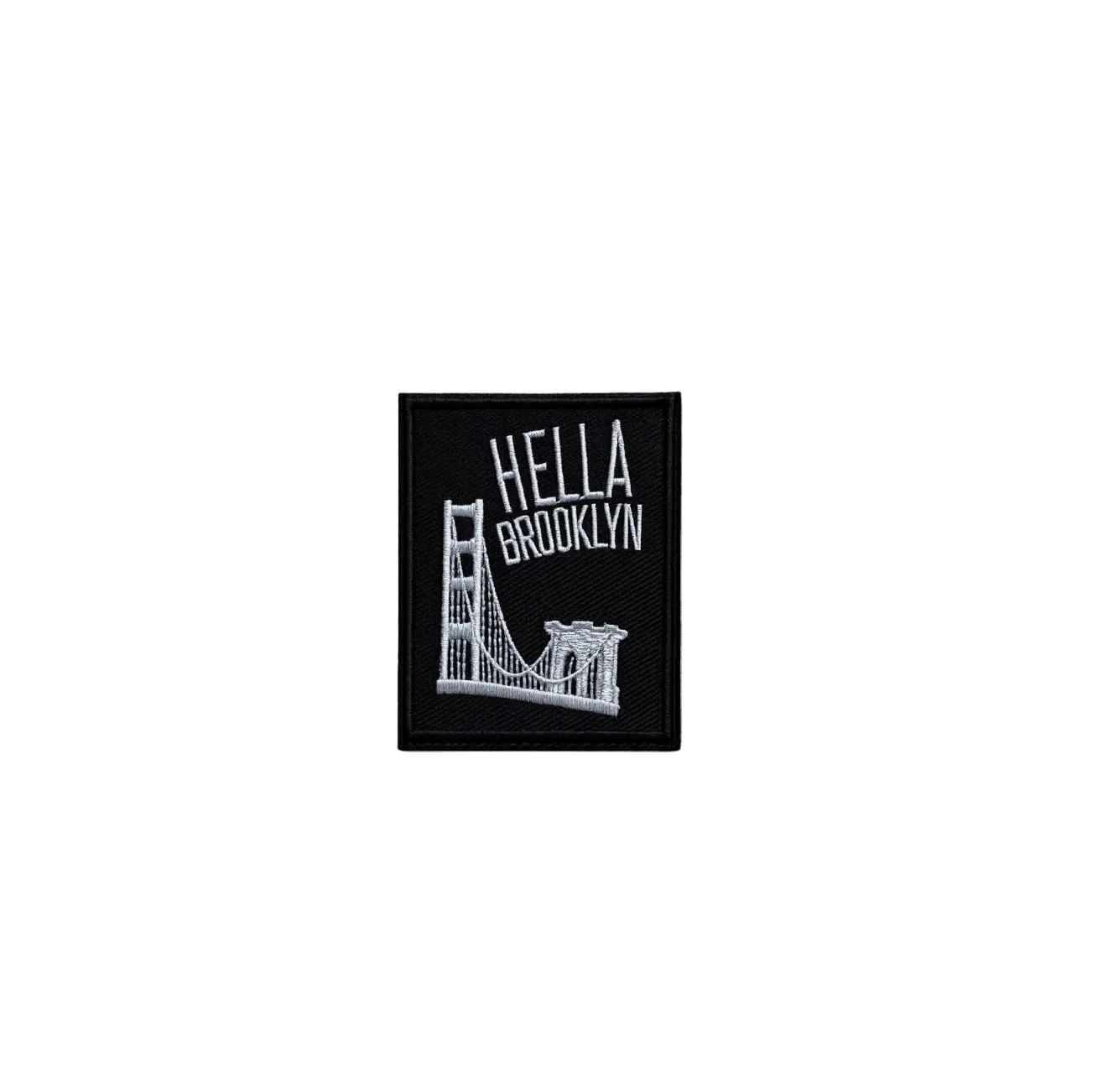 Hella Brooklyn 2.5" sew on patch