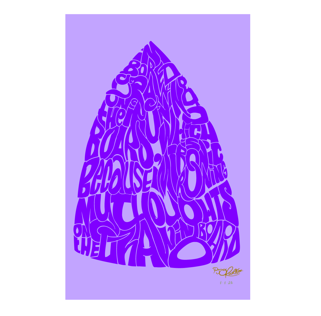 Ironing Thoughts Signed/ Unsigned Prints