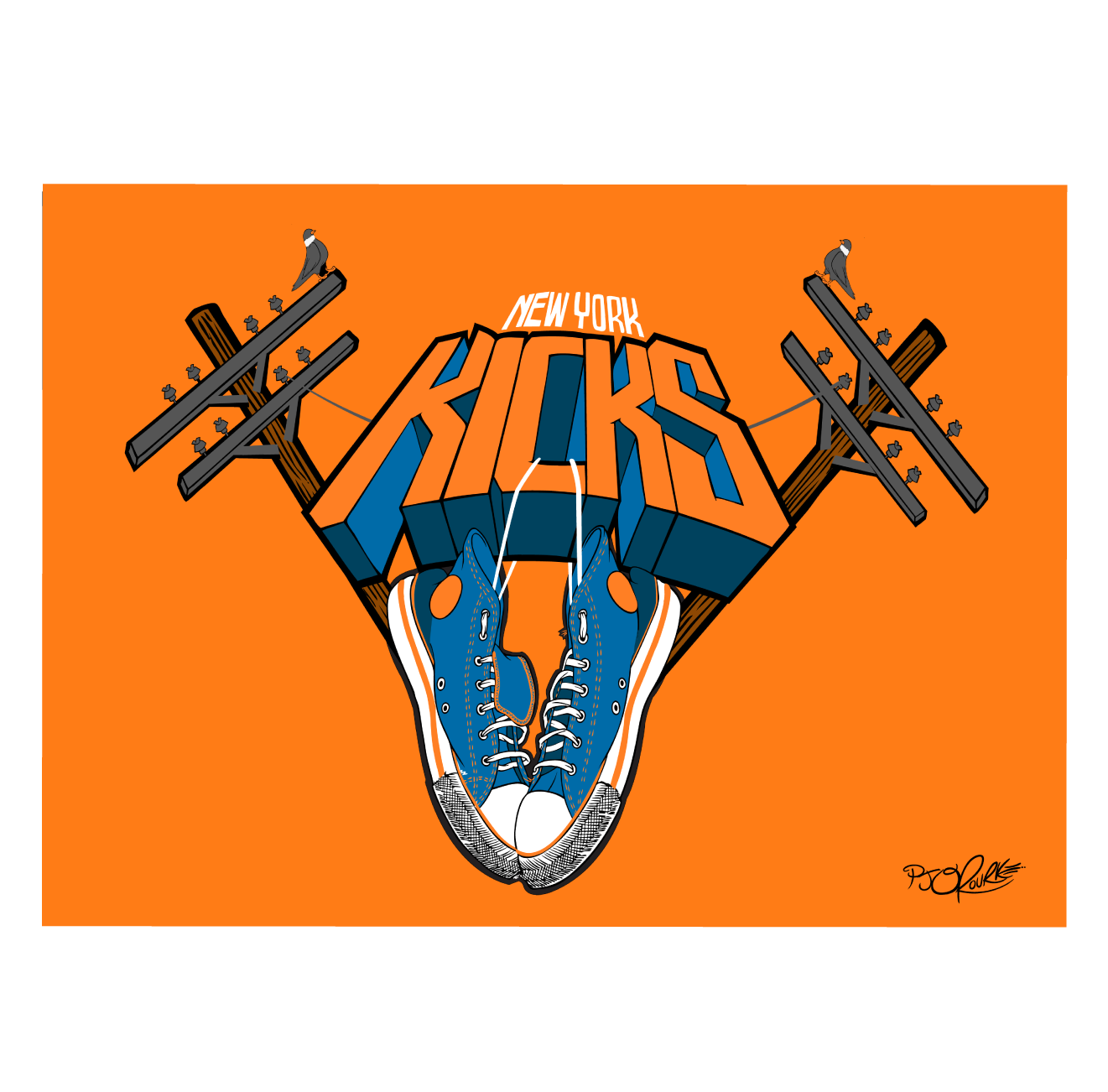 New York Kicks Signed/ Unsigned Prints