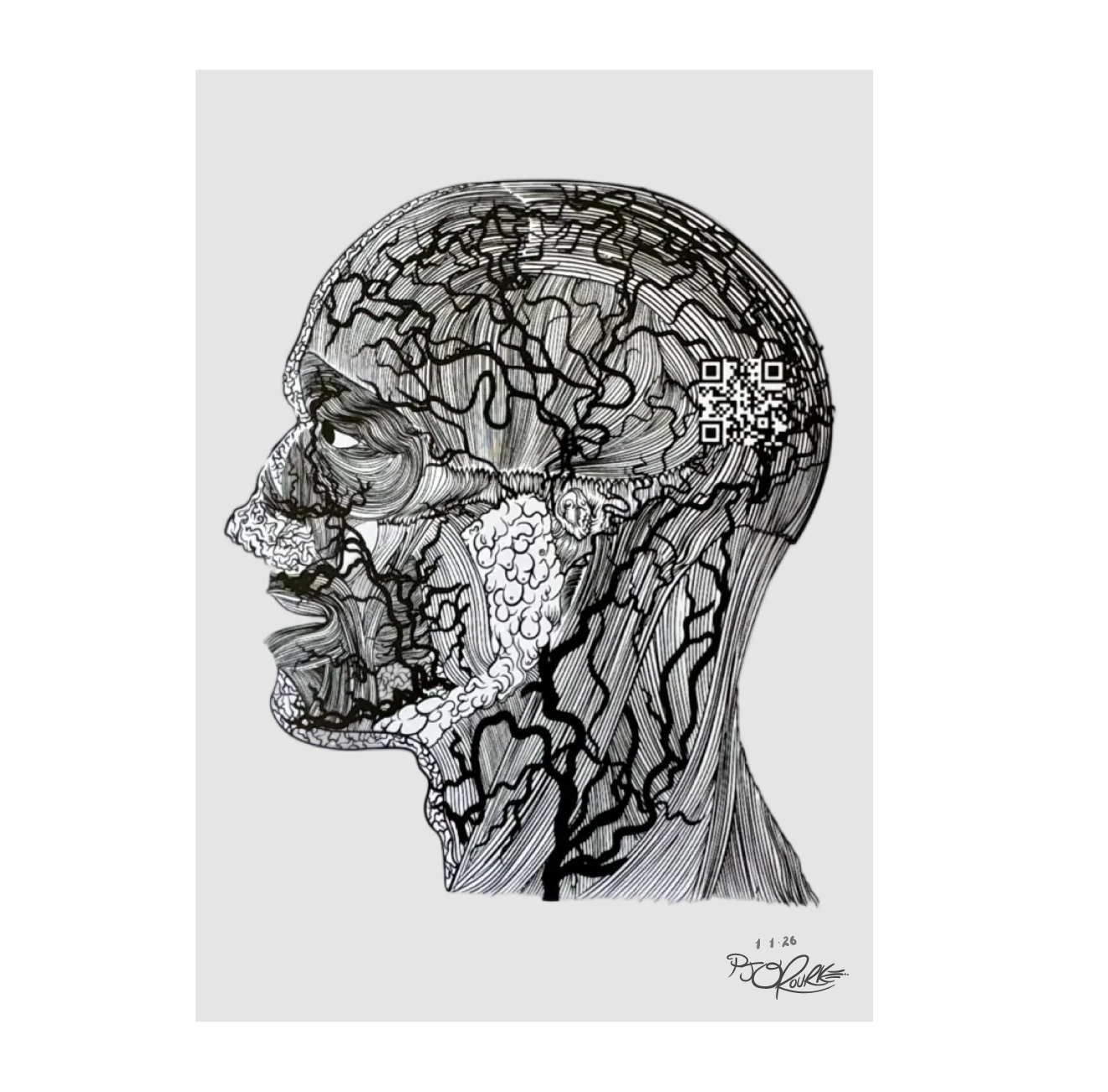 Neurological Head Signed/ Unsigned Prints