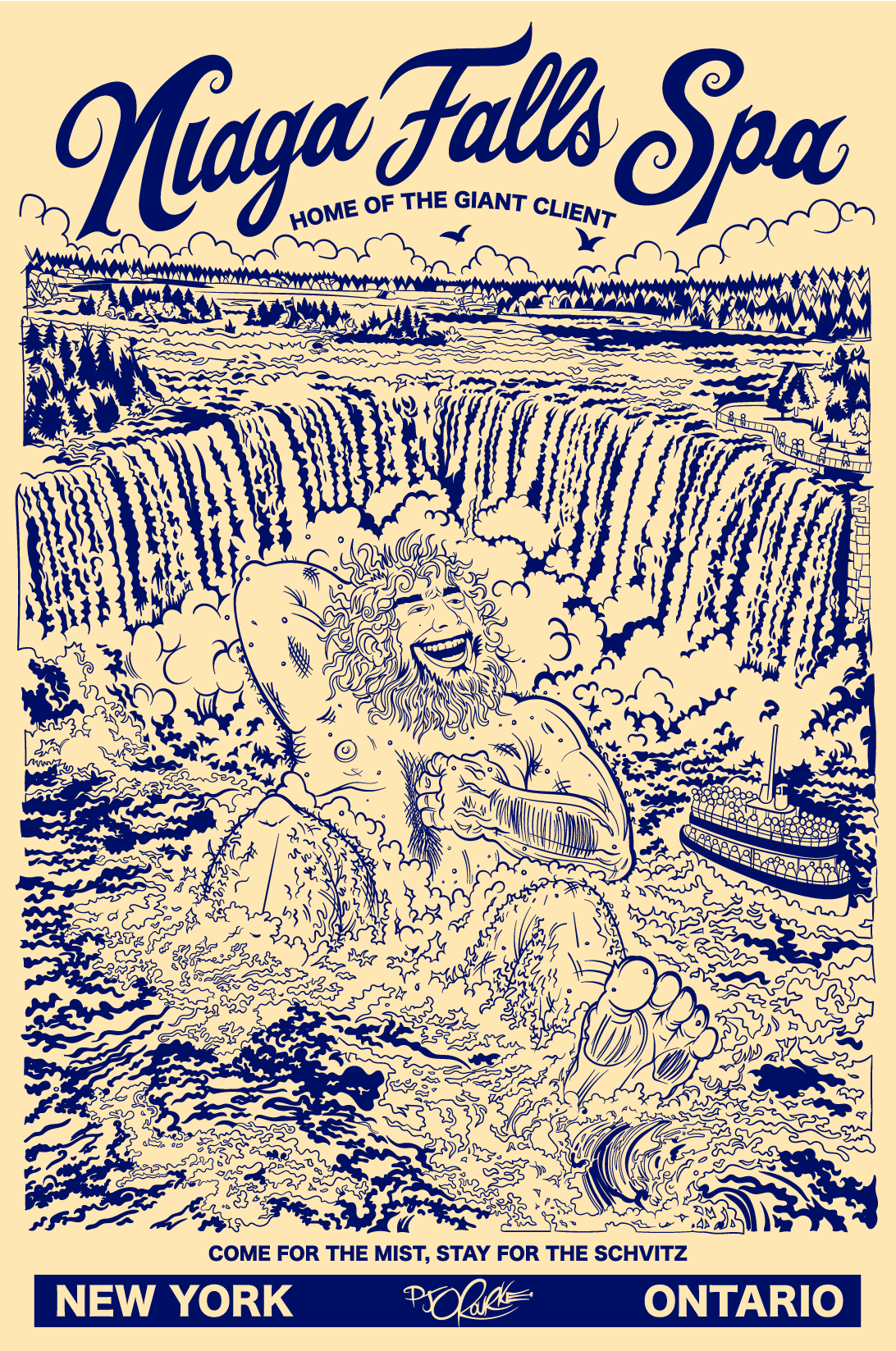 Niagra Falls Spa Signed Prints