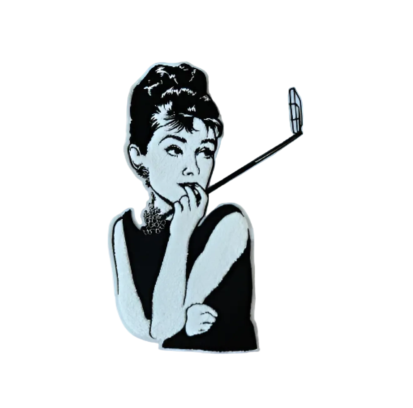 Selfies at Tiffany's 12” sew on patch