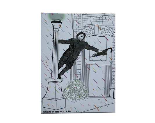 Singin’ in the Acid Rain post card
