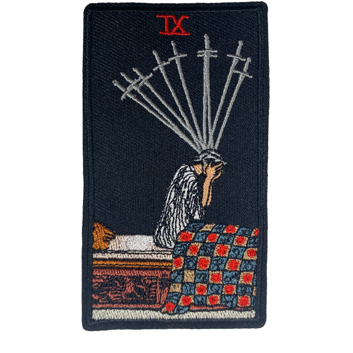 Nine Of Swords Sew On Patch