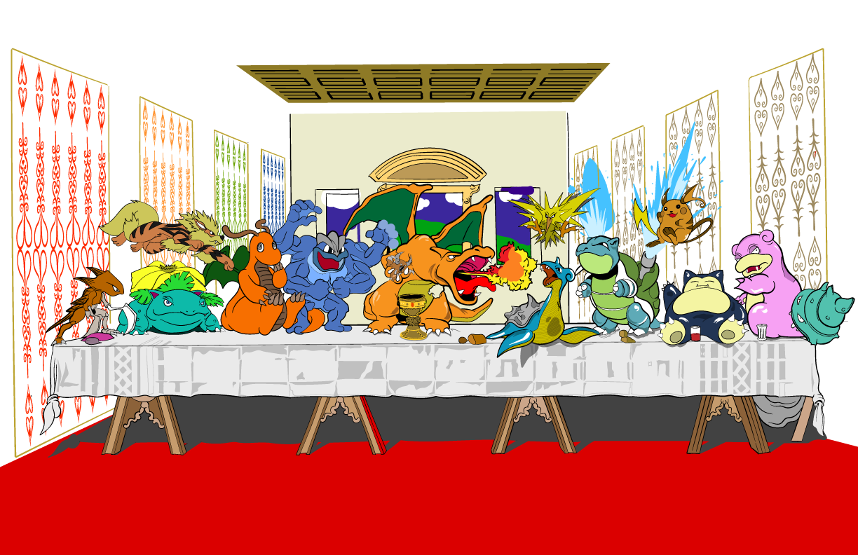 Pokemon Last Supper Tee
