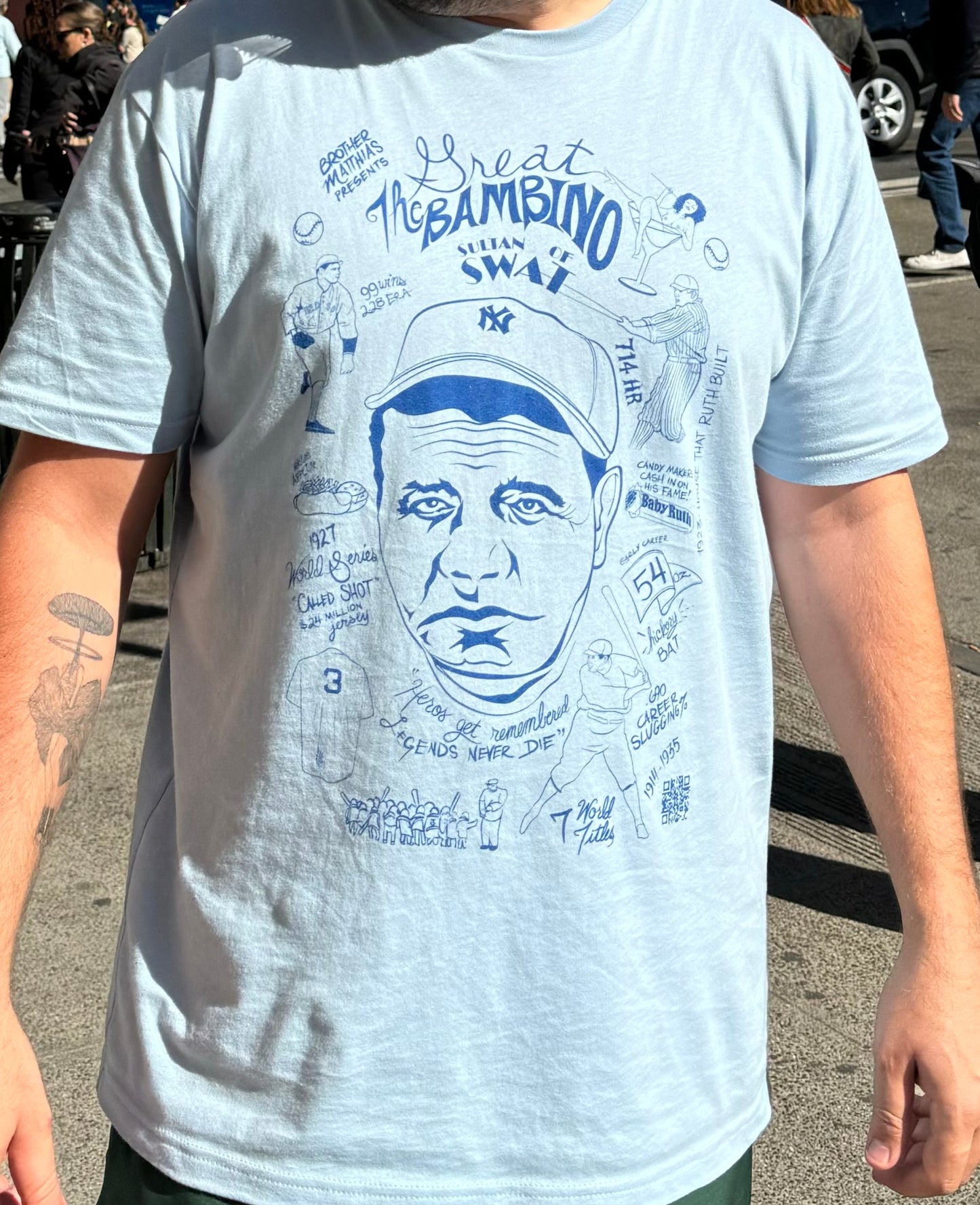 The Great Bambino screenprinted tee