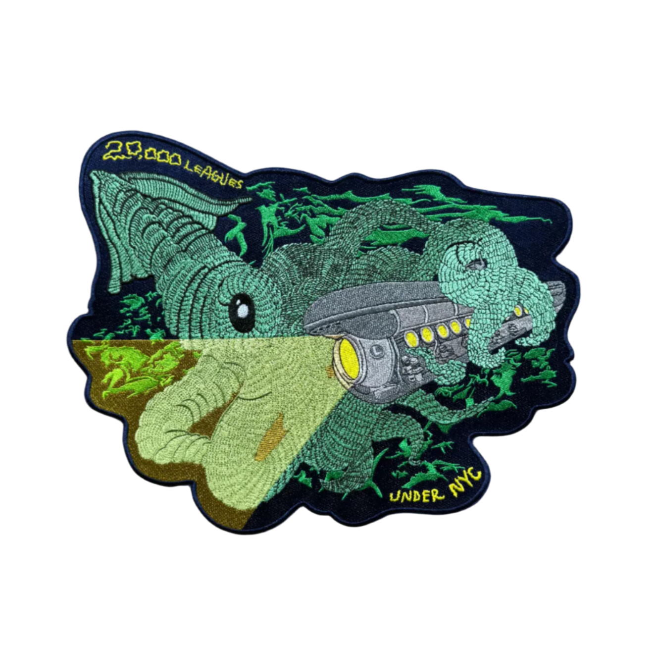 20,000 Leagues Under NYC 14” sew on patch