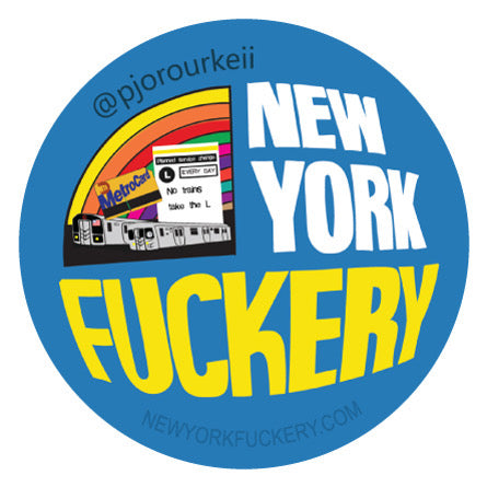 New York Fuckery 3” sticker pack