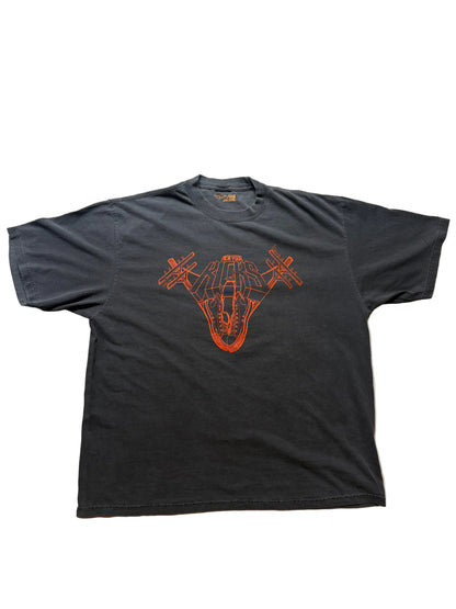New York Kicks Charcoal Garment Dye Heavyweight Tee