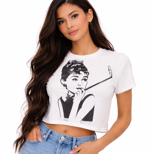 Selfies@Tiffany's Crop Tee