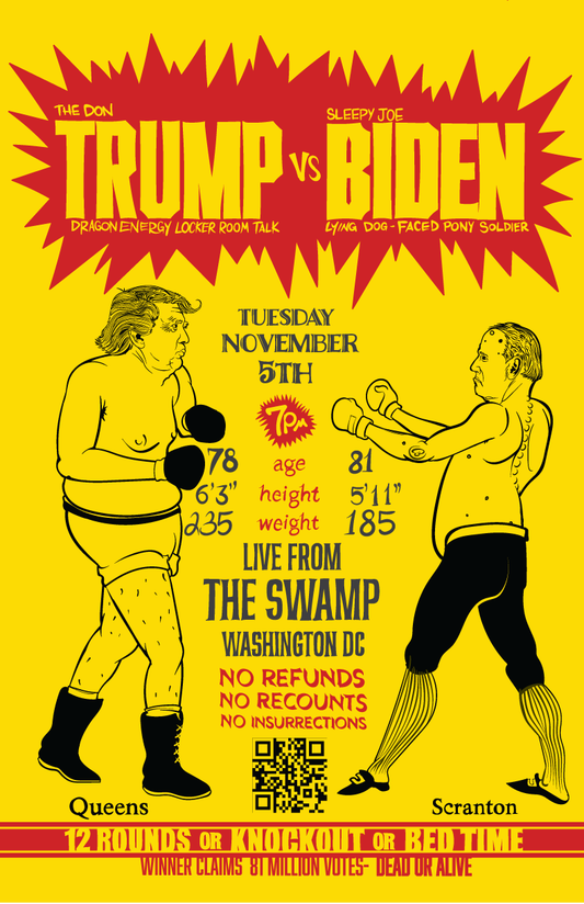 Trump v Biden 1/24 limited edition tabloid