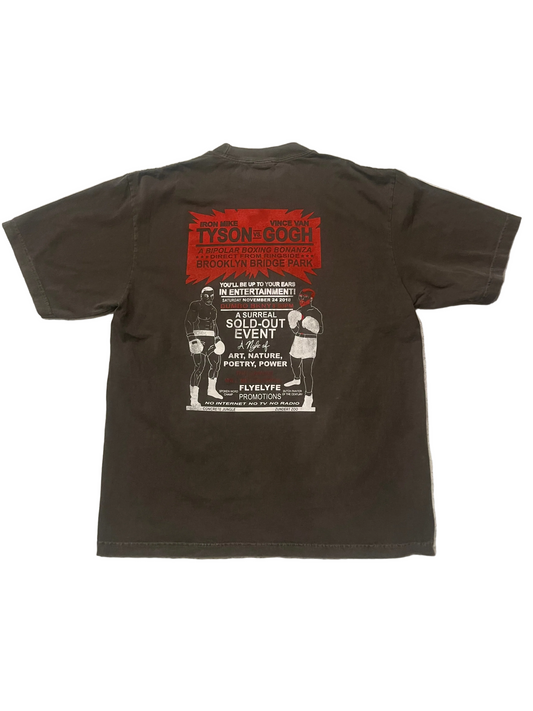 Tyson vs. van Gogh Heavyweight Tee Dye Cement Grey NEW