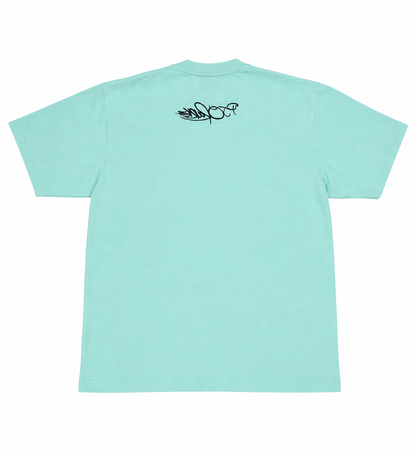 The Great Bambino Powder Blue/ Navy ink Heavyweight Tee