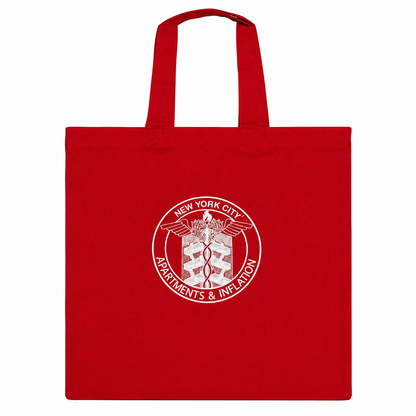 Apartments & Inflation Red Tote