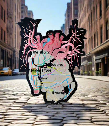 New York City Arteries 12” sew on patch
