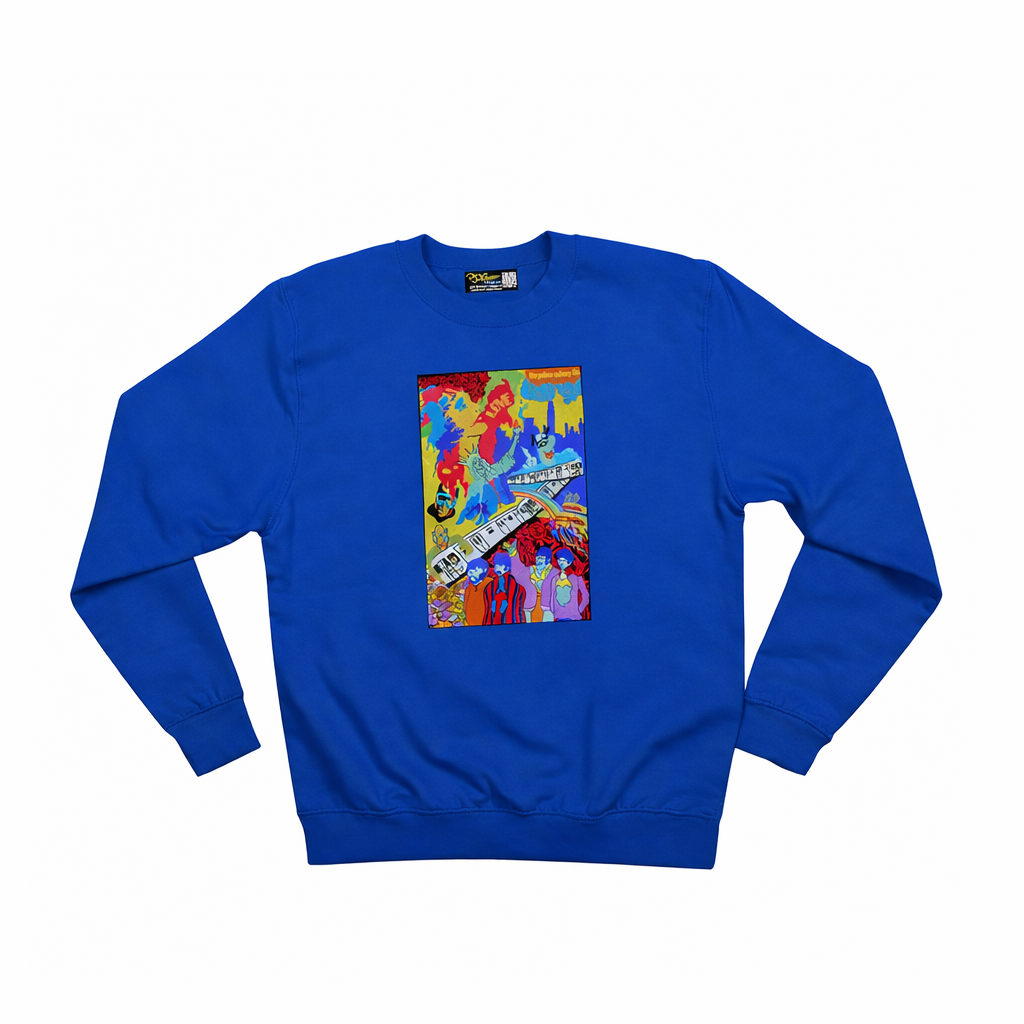 The Yellow Subway Line Heavyweight Crewnecks