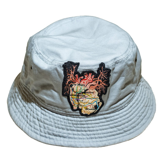 New York City Arteries Bucket Hats