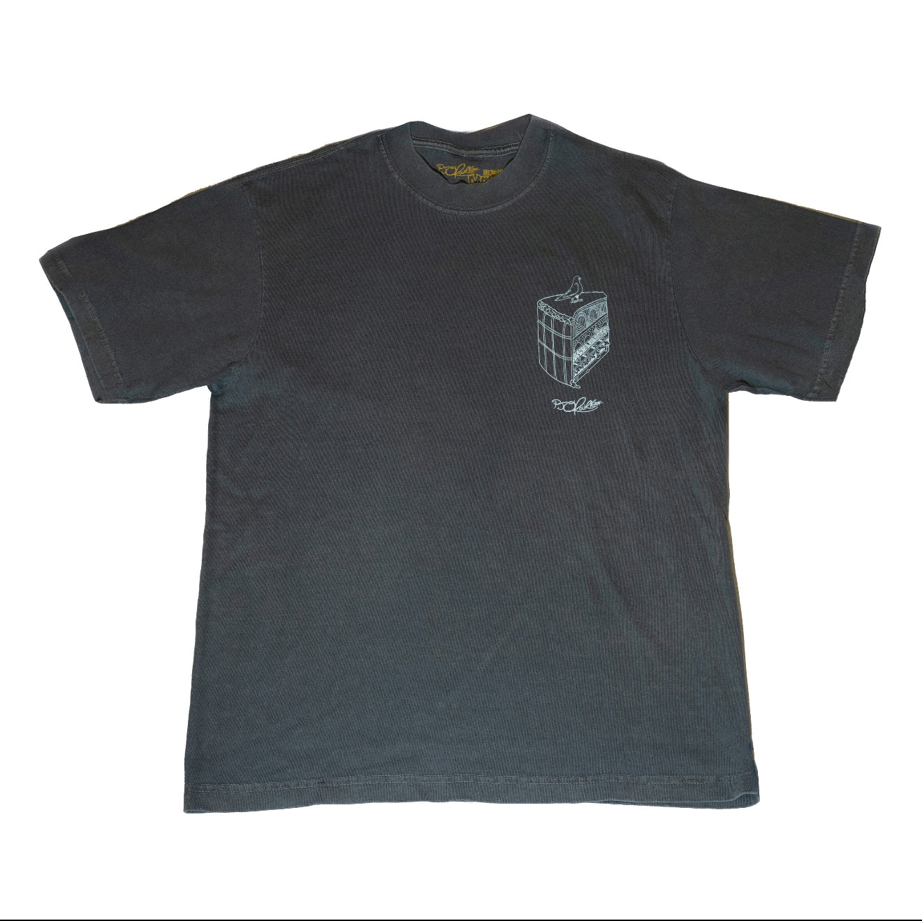 Layer Cake Of New York Heavyweight Cement Gray Tee