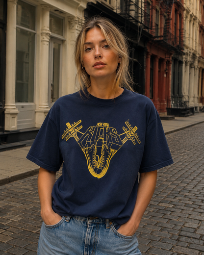 New York Kicks Dark Navy Heavyweight Tee