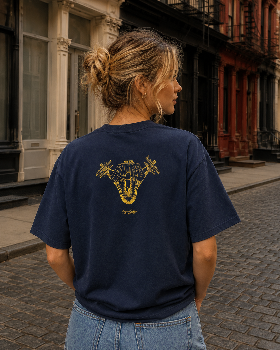 New York Kicks Dark Navy Heavyweight Tee