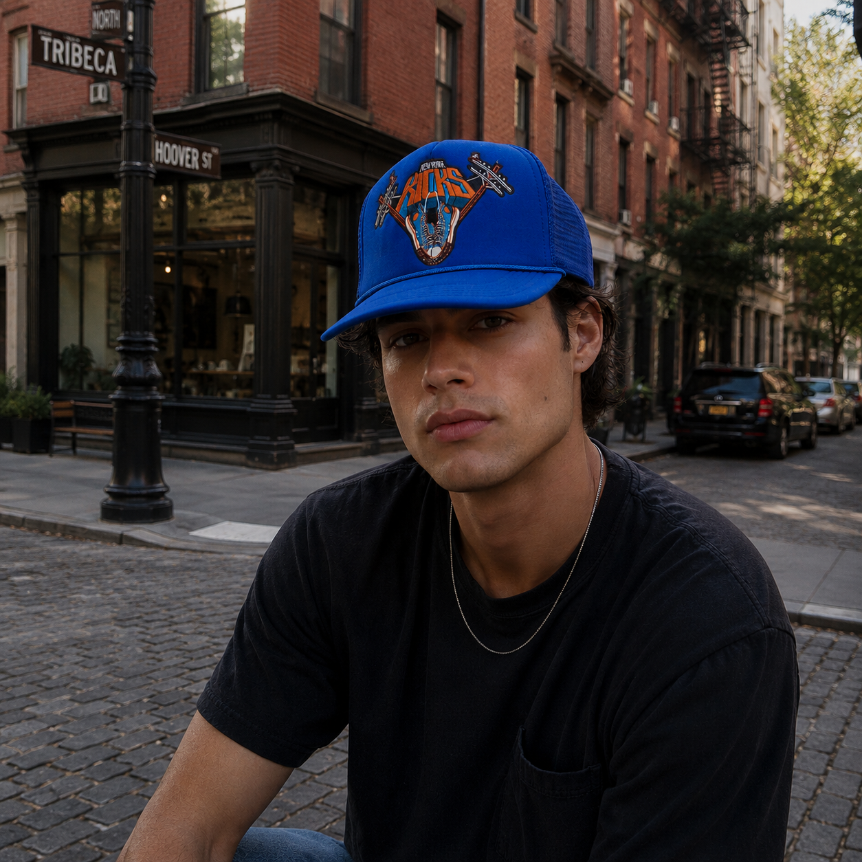 New York Kicks Trucker Hat Royal
