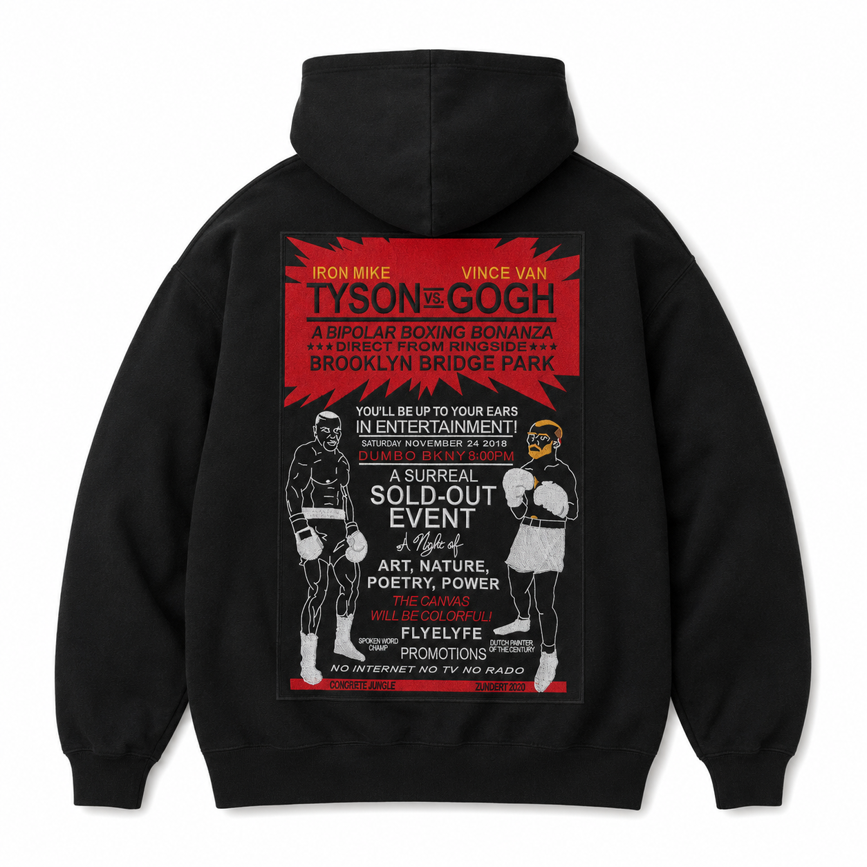 Tyson vs. van Gogh Heavyweight Hoody NEW
