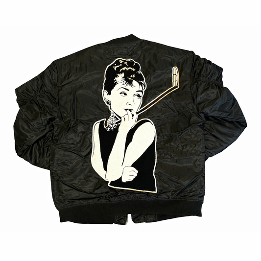 Oversized Selfies at Tiffany’s Premium Bomber Jacket