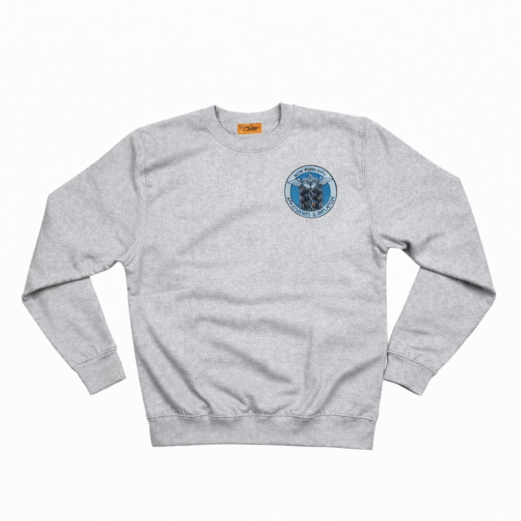 Apartments & Inflation Subtle Cross Grain Heavyweight Crewnecks
