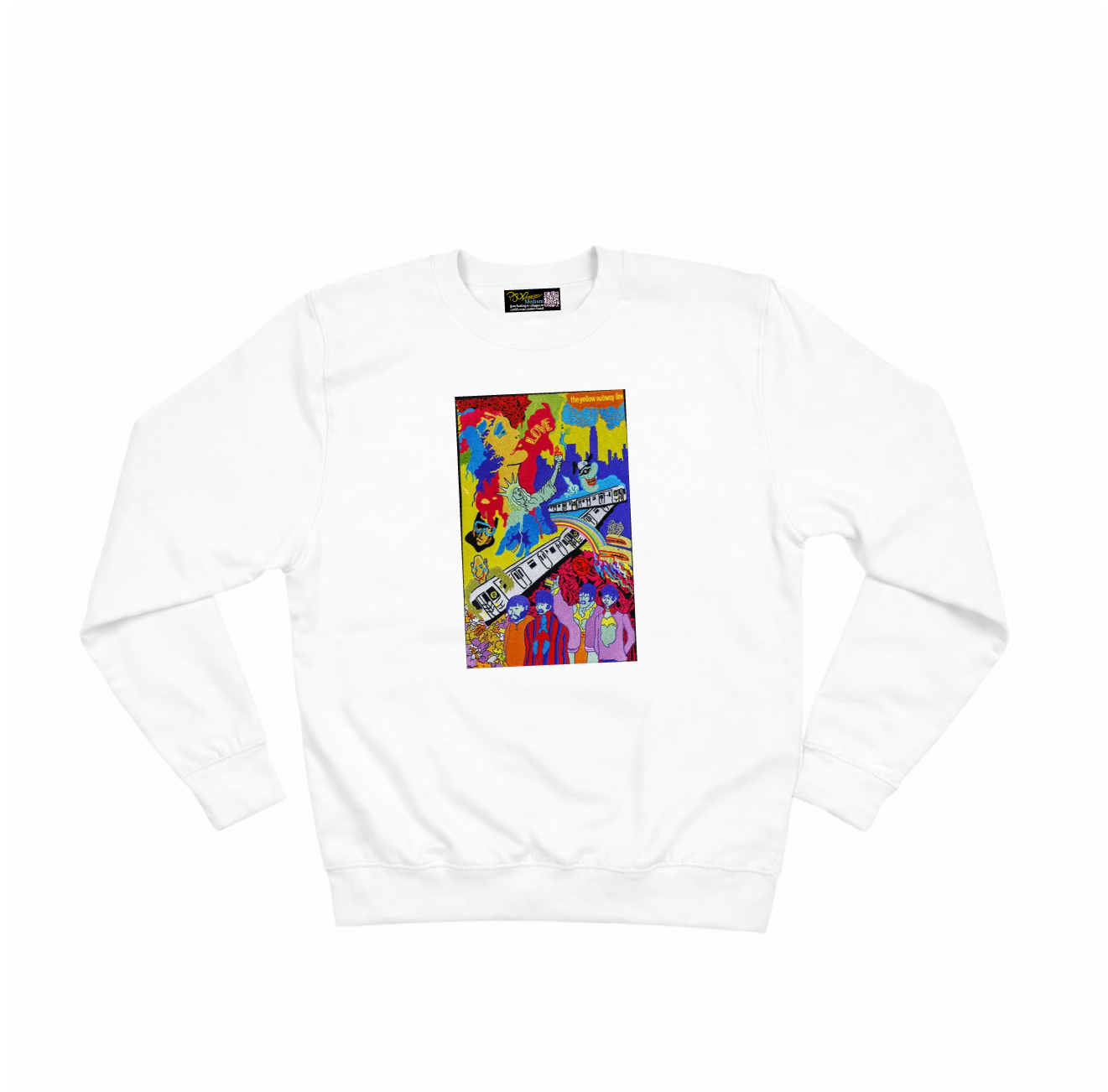 The Yellow Subway Line Heavyweight Crewnecks