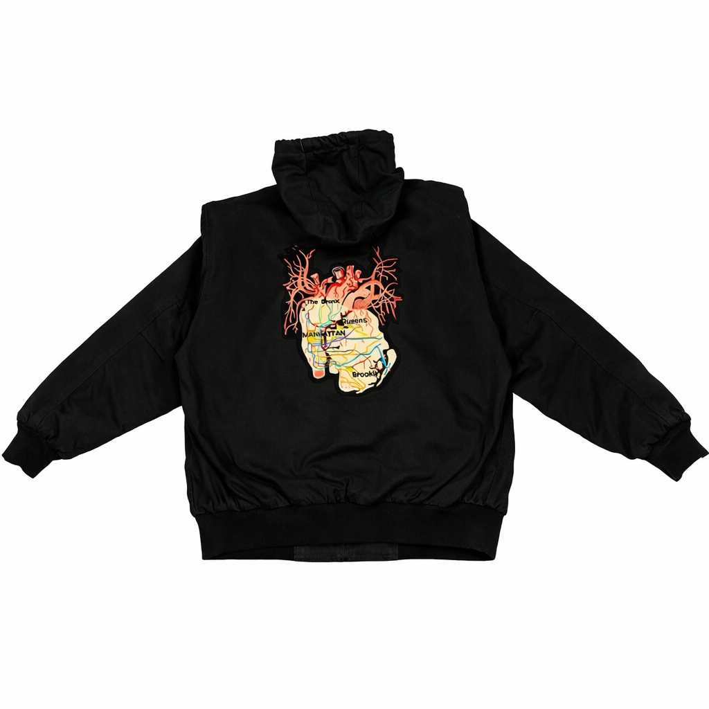 New York City Arteries Heartland Hooded Coat