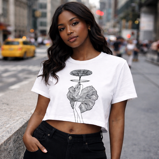 A-Bombshell Crop Tee